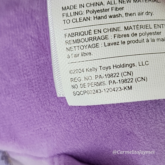 MONICA 🦎Purple Axolotl Clip Original Squishmallow ☆ NWT ☆ - Picture 7 of 7